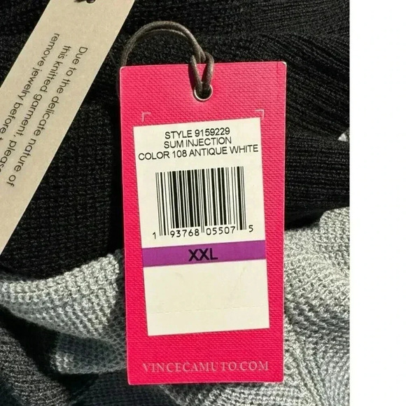 NEW Vince Camuto Women's 2XL Colorblock Long Sleeve Pullover Sweater NWT‎ - Picture 5 of 8